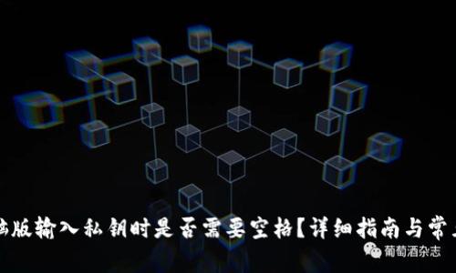 TP钱包电脑版输入私钥时是否需要空格?详细指南与常见问题解答