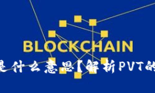 区块链PVT是什么意思？解析PVT的含义与应用