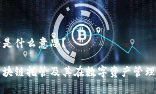 区块链托管是什么意思?
深入解析区块链托管及其在数字资产管理中的重要性