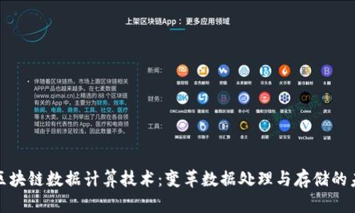 : 区块链数据计算技术:变革数据处理与存储的未来
